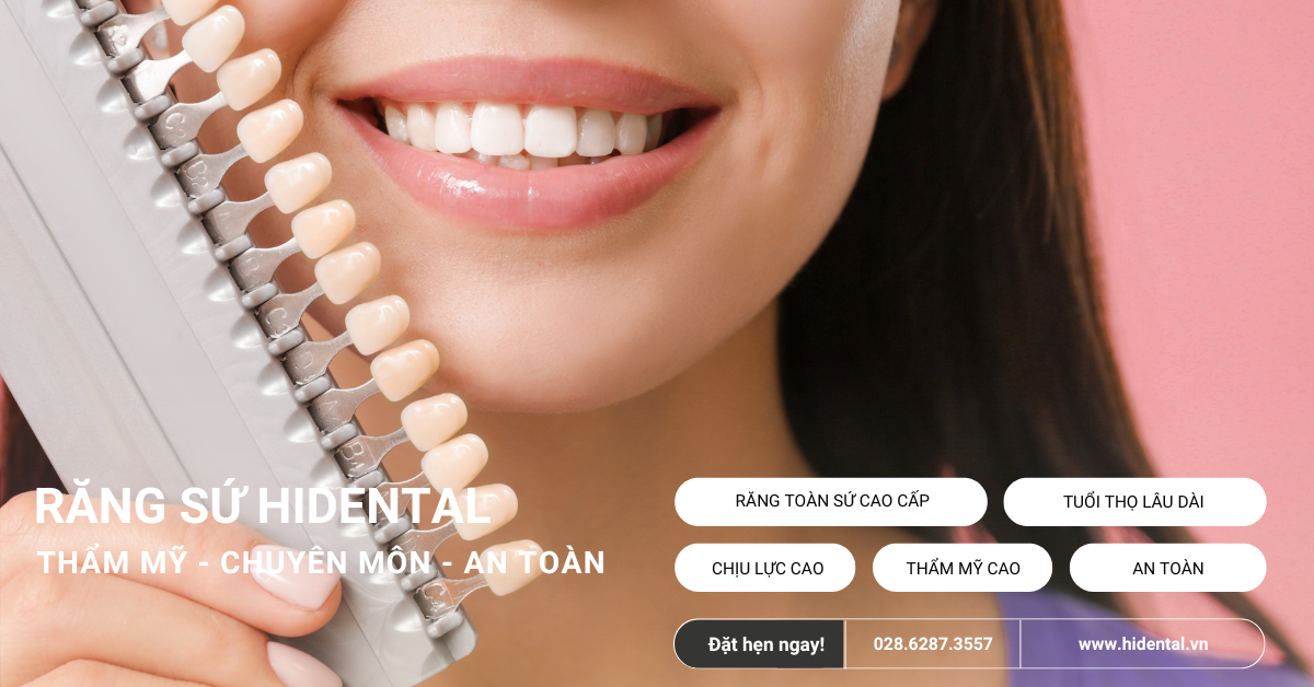 hiDental có quy trình bọc răng sứ đảm bảo tiêu chuẩn