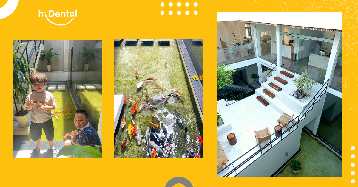 Không gian tại hiDental rất rộng rãi, hiện đại

